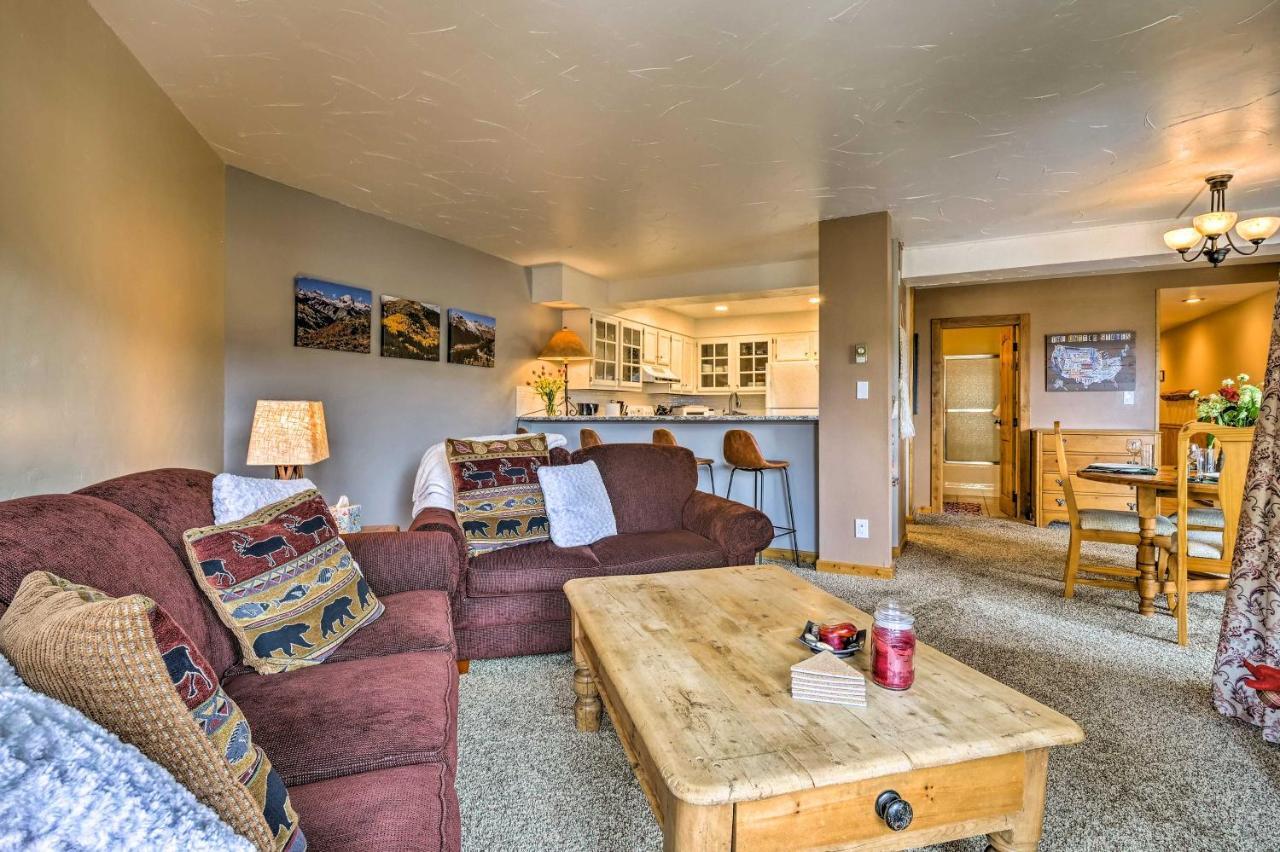 Cozy Ski-Inandski-Out Breckenridge Condo Mtn Views! Bagian luar foto