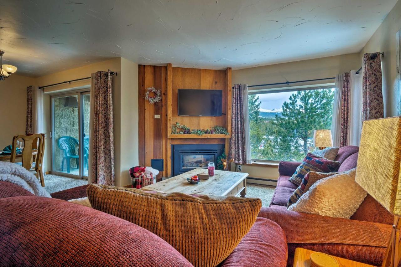 Cozy Ski-Inandski-Out Breckenridge Condo Mtn Views! Bagian luar foto