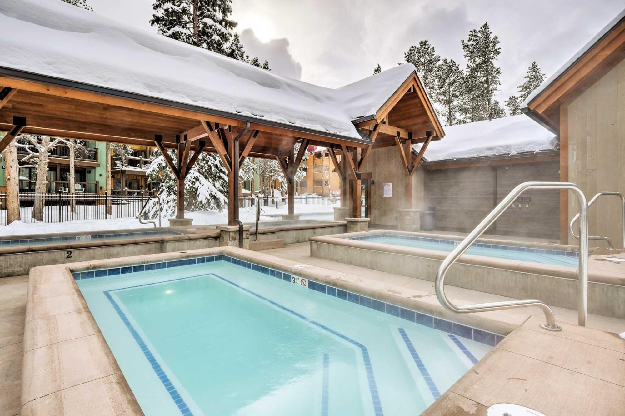 Cozy Ski-Inandski-Out Breckenridge Condo Mtn Views! Bagian luar foto